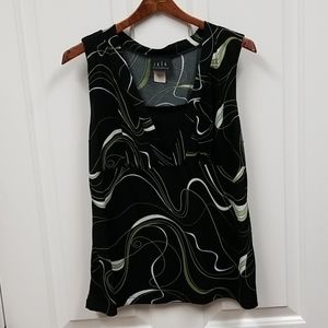 JKLA sleeveless top sz M